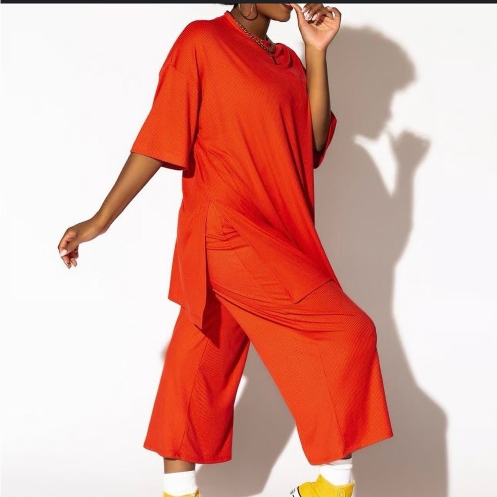 Dressed in Lala Coral Playsuit Medium